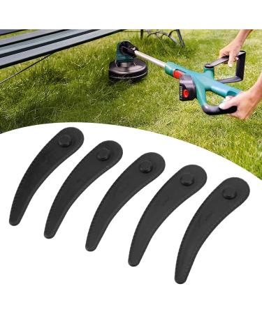 Lawn Mower Blades 25PCS Flexible Durable Fast Cutting Lawnmower Trimmer Blades for Courtyard (Black) - Buy Online on GoSupps.com