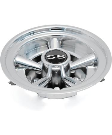 10L0L Golf Cart SS Wheel Covers Hub Caps for EZGO/Club Car/Yamaha - 8 Chrome Set of 4 - Snap-on Installation - Buy Online on GoSupps.com