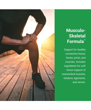 4Life MusculoSkeletal Formula - Supports Muscle, Bone, and Joint Health - With Turmeric, Saw Palmetto, Gotu Kola, and Ginger - 60 Capsules - Buy Online on GoSupps.com