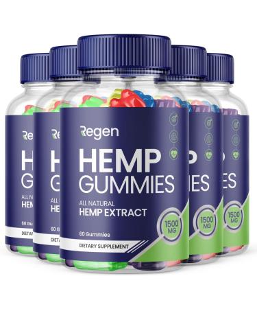 (Official) Regen Gummies - Regen Gummies with HempExtract - Regen Gummy Multivitamin Advanced Formula Supplement - Non-GMO All Natural Formula (300 Gummies)