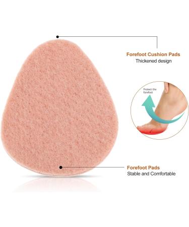 FOMIYES 10 Pairs High Heel Cushion Inserts Forefoot Pads & Anti-Slip Insoles for Women | Premium Metatarsal Comfort - Buy Online on GoSupps.com