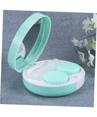 Shop SOLUSTRE 1pc Green Contact Lens Case - Durable & Travel-Friendly Accessory for International Shipping - Buy Online on GoSupps.com