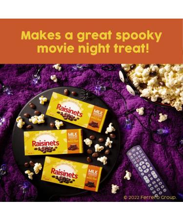 Milk Chocolate Raisinets - California Raisins - Movie Theater Candy Box - Halloween Treats - 3.1 oz (15 Pack) - Buy Online on GoSupps.com