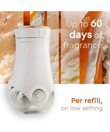 Glade PlugIns Air Freshener Starter Kit Scented and Essential Oils for Home and Bathroom Vanilla Caramel Twist 1 Warmer 1 Refill - Buy Online on GoSupps.com