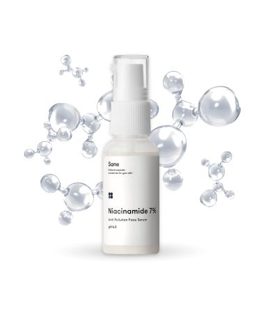 Sane Niacinamide Serum for Face with Detox Effect - 1.01 fl oz Serum for Face with Organic Complex of Plant Extracts - Niacinamide Serum for Inflammation Prevention