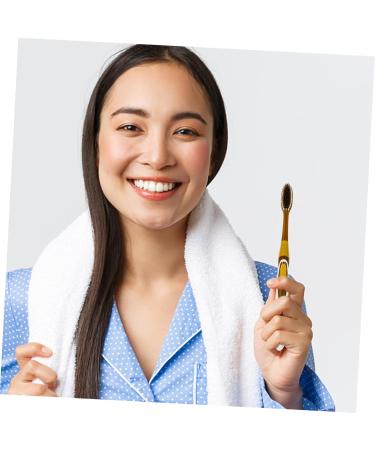 Minkissy Adult Toothbrush Set - 4 High Bristle Density Oral Cleaning Tools for Travel | Durable Effective Home Dental Care Solutions - Buy Online on GoSupps.com