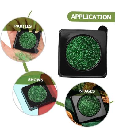 FOMIYES 4pcs Glitter Eyeshadow Palette Eye Shadow Green Glitter Blue Shimmer Eyeshadow Makeup Halloween - Buy Online on GoSupps.com