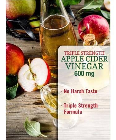 Nature's Truth Apple Cider Vinegar 1200mg Triple Strength Capsules - 60 Count - Buy Online on GoSupps.com