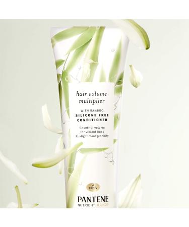Pantene Nutrient Blends Hair Volume Multiplier - Silicone Free Bamboo Conditioner for Fine Thin Hair (8.0 Fl oz) - Shop Now for International Shipping - Buy Online on GoSupps.com
