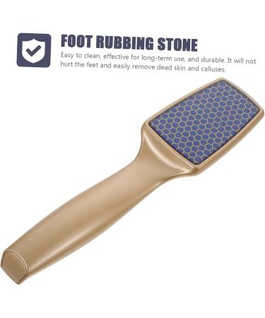 Healeved Sole File Safe Foot Skin Trimmer Foot Care Tool Accessory Wooden Foot Exfoliator Foot File Heel Foot Scrubber Handle Nursing Glass Scrubber Glass Scraper Folder Plastic Feet - Buy Online on GoSupps.com