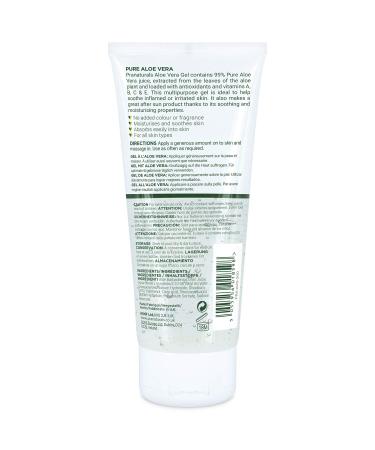 PraNaturals Aloe Vera Gel 200ml - Natural Soothing & Nourishing (Pack of 2) | International Shipping Available - Buy Online on GoSupps.com