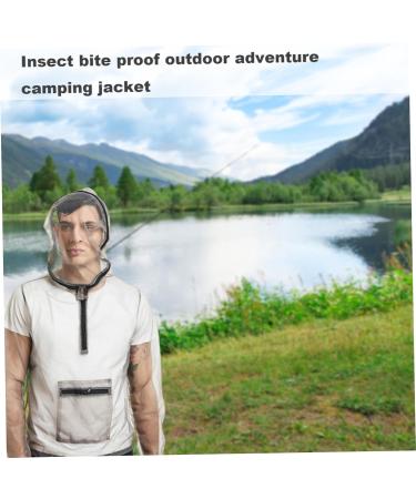 Moskito Jacket with Bonnet | Breathable Mesh Midge Jacket for Men & Women - Perfect for Fishing Hiking & Camping - XL Size Protects Against Insects - Buy Online on GoSupps.com