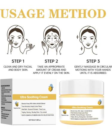  Holdes Soothing and Repairing Cream | Natural Moisturizing Body Balm 50ml | Anti-Itch Treatment - for Dry Skin Redness and Itching Soothing and Nourishing and - Buy Online on GoSupps.com