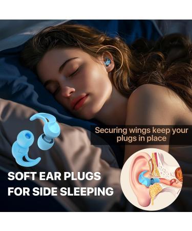 Reusable Silicone Ear Plugs for Kids & Adults | 8 Ear Tips for Noise Protection in Sleeping Concerts & Travel - Buy Online on GoSupps.com
