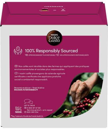 NESCAFE DOLCE GUSTO Nescaf Dolce Gusto Espresso - Coffee - 96 Capsules (Pack of 6 boxes x 16) - Buy Online on GoSupps.com