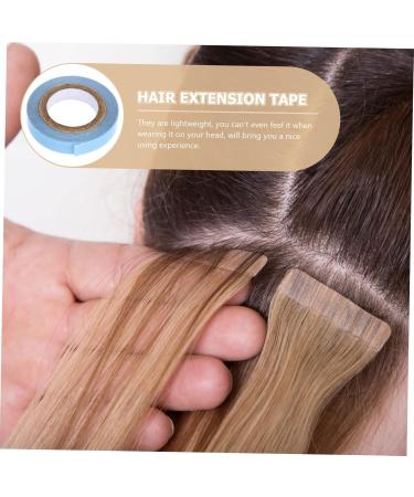 HAPINARY 1 Roll Wig Film Lace Front Wig Tape Double Sided Wig Tape Hair Ribbons Clear Tape Lace Headbands Lace Tape Wig Tape for Lace Wigs Real Hair Adhesive Tape Hair Piece Miss 5x5cm Blue - Buy Online on GoSupps.com