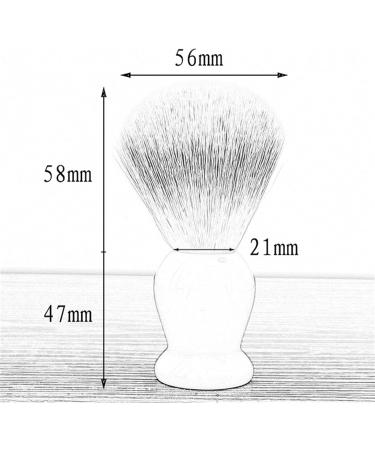 AnSafe Handmade High Quality Chemical Fiber Shaving Brush - Durable Portable Wet Shaving Tool for Men - Buy Online on GoSupps.com