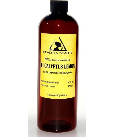 Eucalyptus Lemon Essential Oil Aromatherapy Therapeutic Grade 100% Pure Natural 16 oz - Buy Online on GoSupps.com