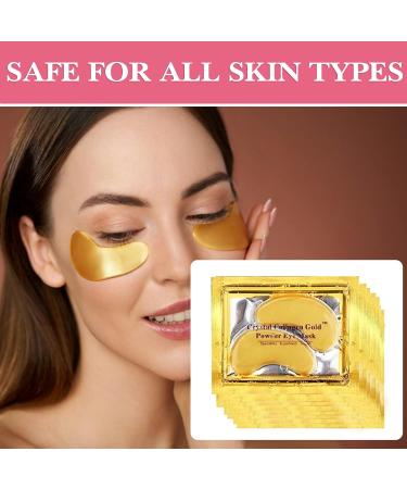 30 Pairs 24K Gold Under Eye Masks - Hydrating Eye Patches for Fine Lines Puffiness & Dark Circles - Collagen Gel Pads for Women - Buy Online on GoSupps.com