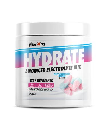 Per4m Hydrate Advanced Electrolyte Mix (210g) Bouteilles de chewing-gum p tillant - nergie et endurance - Electrolytes