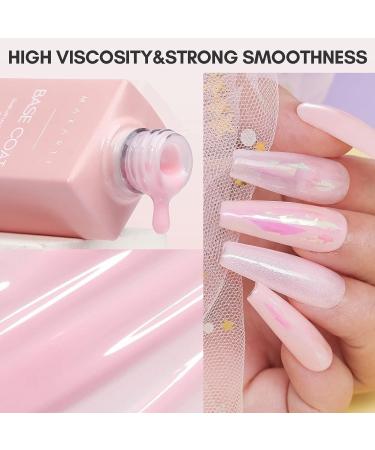 Makartt Ballerina Pink Rubber Gel Base Coat - Long Lasting UV Nail Polish for Home & Salon - Buy Internationally - Buy Online on GoSupps.com