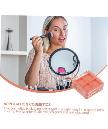 Angoily 6pcs 4 Eye Shadow Box Eyeshadow Empty Lipstick Storage Case Makeup Case Cosmetic Box Make up Travel - Buy Online on GoSupps.com