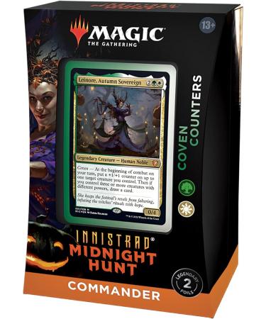 Innistrad Midnight Hunt Commander Deck - Coven Counters (Green-White) | Magic: The Gathering - Buy Online on GoSupps.com
