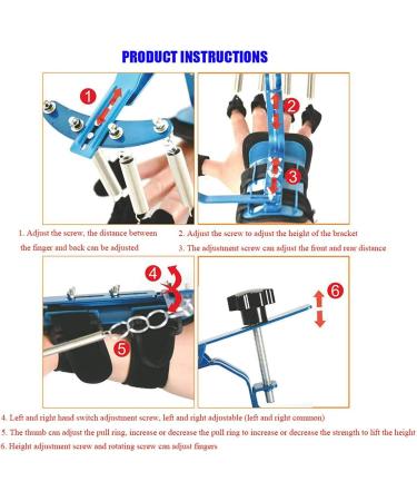 ZZBB Hand Splint Support Wrist Orthotics Protector Brace Hand Rehabilitation Training Finger Orthotic for Stroke Hemiplegia Patient Longing Exercise Repair - Buy Online on GoSupps.com
