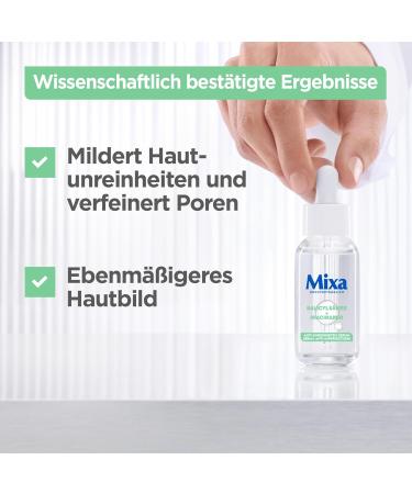  Mixa Mixa Anti-Impurity Serum for Sensitive and Acne Prone Skin with Salicylic Acid Squalane and Niacinamide Suitable for Face and Neck Hypoallergenic 30ml - Buy Online on GoSupps.com