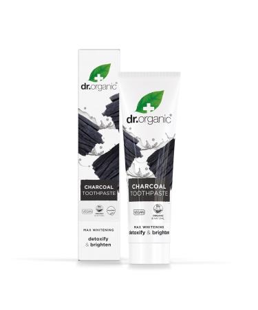 DR Orghanic activated carbon toothpaste extra lightening natural vegan animal test-free paraben & SLS-free recycled & recyclebar organic 100ml