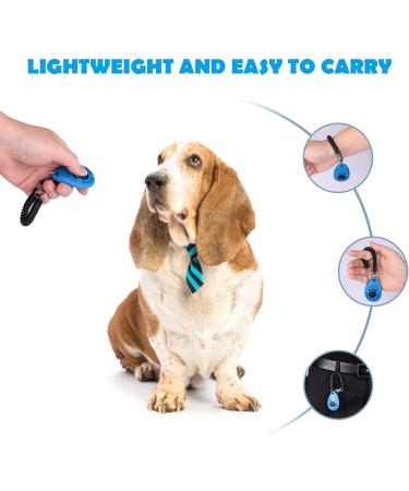 Oyefly Dog Clicker - 2-Pack Large Button Clickers for Dog & Cat Training - Perfect for Dogs Cats and Horses (White & Black) - Buy Online on GoSupps.com