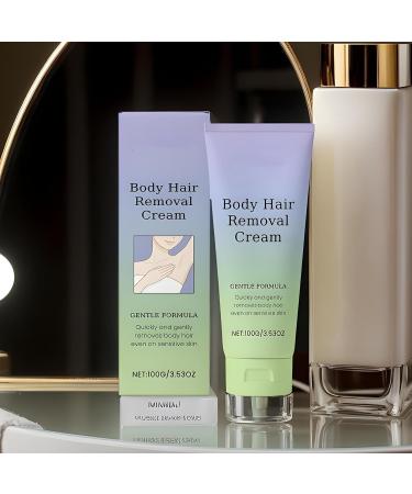 Hair Removal Cream - Facial Hair Remover - Painless Hair Removal Lotion for Legs Bikini Line Underarms Back Face Skin Care Intimate Areas - Buy Online on GoSupps.com