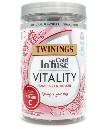 Twinings Cold Infuse Vitality with Vitamin C 12 Infusers Raspberry & Hibiscus 30 g (Pack of 1) - Buy Online on GoSupps.com