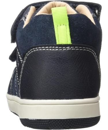 Geox Baby Girls B New Flick F Trainers - Navy Fluo Yellow | Size 8.5 UK Child - Buy Online on GoSupps.com