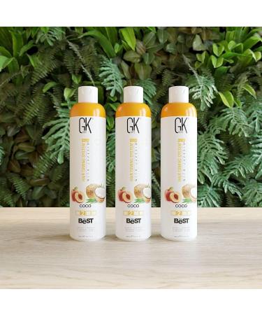 GK Hair Global Keratin Coco Treatment 300ml | Vegan Brazilian Blowout for Silky Smooth Hair - Buy Online on GoSupps.com