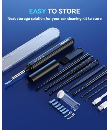 1080P HD Ear Cleaner Camera Ear Wax Removal Kit with Otoscope & 15 Ear Picks Best Ear Cleaning Tool for Adults - Buy Online on GoSupps.com