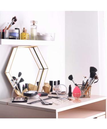 TRIXES Rose Gold Makeup Sponge Stand - 2 Piece Stainless Steel Wire Holder for Beauty Blenders - International Shipping Available - Buy Online on GoSupps.com