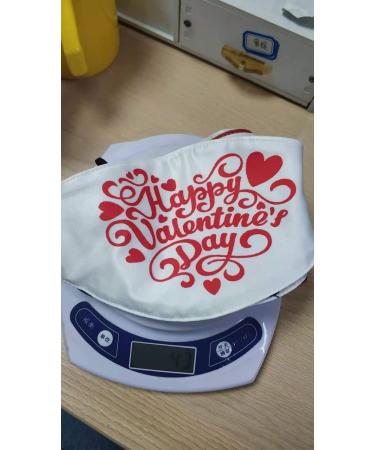 Comfortable Windproof mask Cute Sweet Heart Shapes On Blurry Background Romantic Love Valentines Day Printed Facial decorations for adult - Buy Online on GoSupps.com