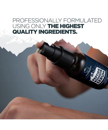 Wild Mountain Peptide Face Serum for Men - Hydrating Hyaluronic Acid & Collagen Boosting - Anti-Aging & Brightening 1 oz | International Shipping Available - Buy Online on GoSupps.com