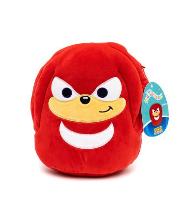 Squishmallow Kellytoy SEGA Sonic Knuckles Tails Shadow Plush Toy (8/'' Sonic The Knuckles) 8 inch (SQK2821) 8" Sonic The Knuckles