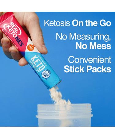 Real Ketones Grape Tart Exogenous Keto Drink Mix - 28 Packets for Rapid Ketosis - Buy Online on GoSupps.com
