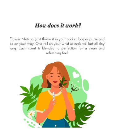 Artnaturals Met Your Matcha - Roll On Perfume- Rollerball Fragrance - Flower Matcha Scent - .33 oz - Buy Online on GoSupps.com