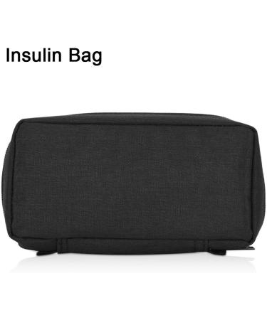 Convenient, Lightweight Insulin Organizer Bag for Daily Use - Black - Buy Online on GoSupps.com