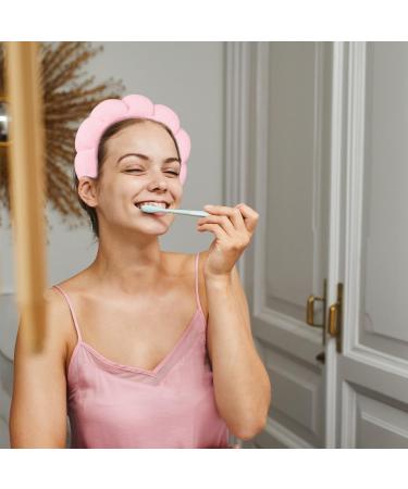 Rumyve Fluffy Makeup Headband Cloud Headband Sponge Filled Soft SPA Women's headband Cute Skin Care Headband Face Wash Makeup Removal Shower Mask(Pink) - Buy Online on GoSupps.com