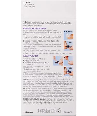 KISS Gel Fantasy Ready-to-Wear Gel Nails - Aim High Style Black Nail Kit - Buy Online on GoSupps.com