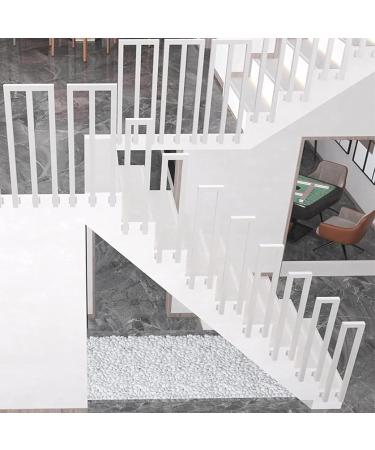 Metal Railings U-Shaped Stair Handrail Indoor Wall Mounted Squar Transitional Banister Non-Slip Metal Railing - Buy Online on GoSupps.com