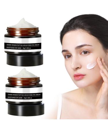 HIDDIT 2PCS Verfons Firming Eye Cream Verfons Temporary Firming Eye Cream for Bags Snake Venom Firming Eye Cream    Anti Aging Eye Bag Cream  Instant Remove Eye Bags Fades Fine Lines and Wrinkles-AAA