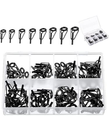 Fishing Rod Tip Repair Kit - 50 Pcs Stainless Steel Ceramic Replacement Guides for Freshwater and Saltwater Rods - Buy Online on GoSupps.com