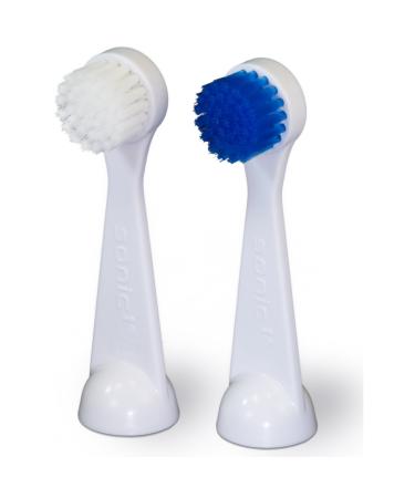 Cybersonic3 - Deluxe Large Replacement Brush Heads 2 Pack Compatible With All Cybersonic Electric Toothbrushes