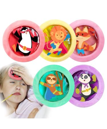 Kids Ice Pack Hot or Cold Pack Gel Cooling Pad Reusable for Injuries Medical Health Swelling and Pain Relief Tired Eyes Child Injury Headache Sinus Relief (5 pcs)